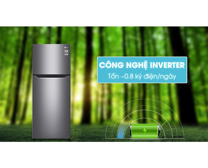 Image Tủ lạnh LG Inverter 187 lít GN-L205S 2