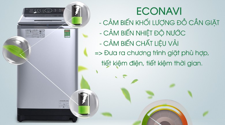 Image Máy giặt Panasonic 9kg NA-F90V5LMX 4
