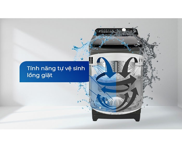 Image Máy giặt Aqua 12 kg AQW-FR120CT.S 1