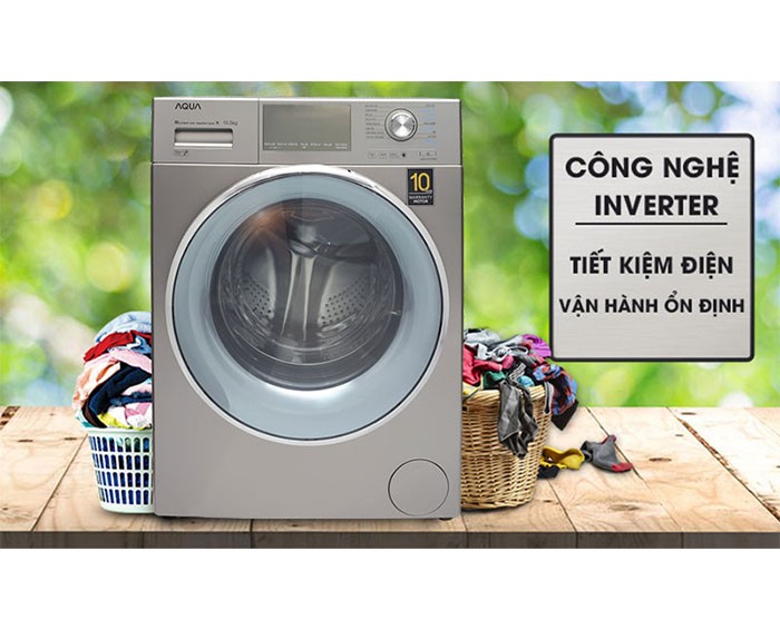 Image Máy Giặt AQUA 8.5 Kg AQD-DD850E (S) 2