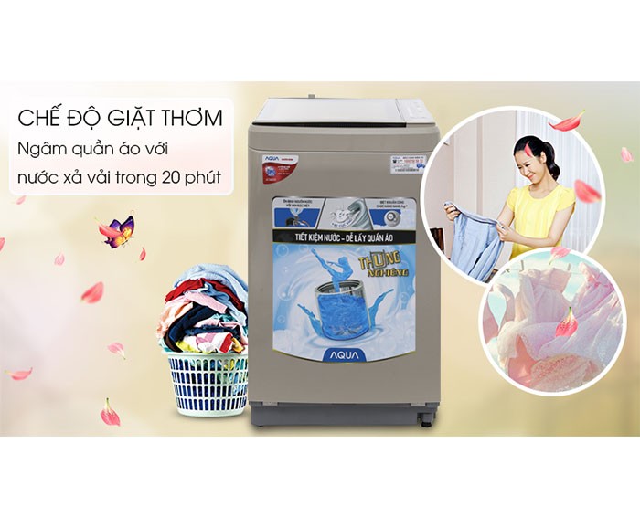 Image Máy giặt Aqua 8 kg AQW-F800BT N 5