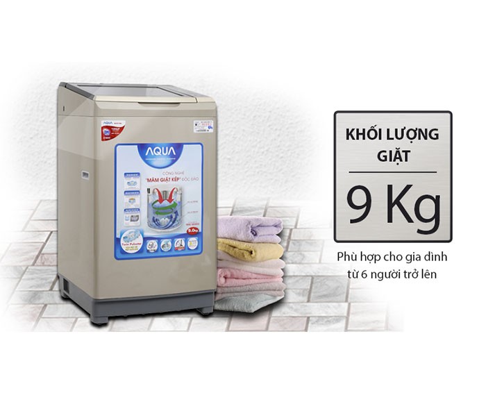 Image Máy giặt Aqua 9 kg AQW-W90AT N 2