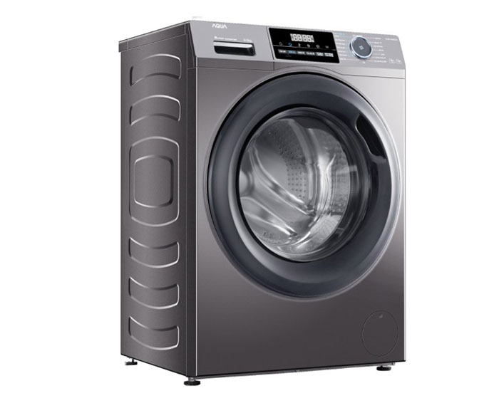 Image Máy giặt lồng ngang AQUA Inverter 8Kg AQD-A802G.S 2