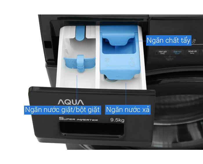 Image Máy giặt Aqua Inverter 9.5 kg AQD-A952J BK 3