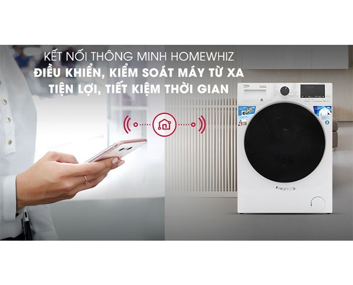 Image Máy giặt Beko Inverter 9 kg WCV9649XWST 3