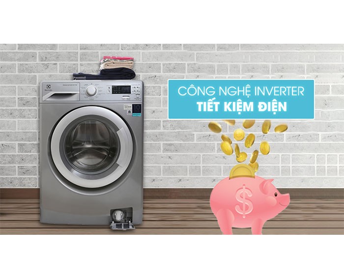 Image Máy giặt Electrolux Inverter 8 kg EWF12853S 2