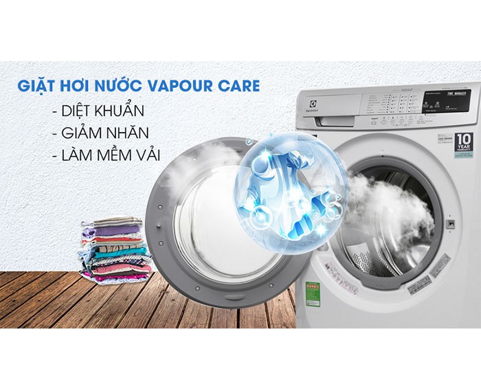 Image Máy giặt Electrolux Inverter 8 kg EWF12844 2