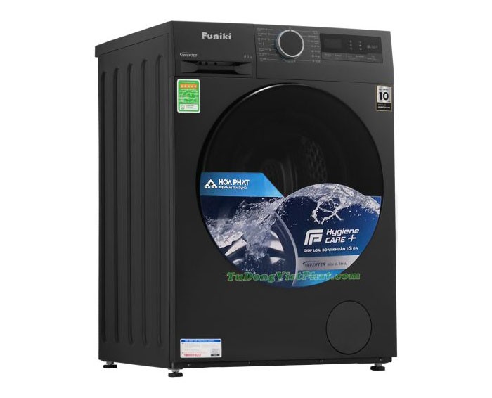 Image Máy giặt lồng ngang Funiki HWM F895ADG Inverter 9.5kg 2