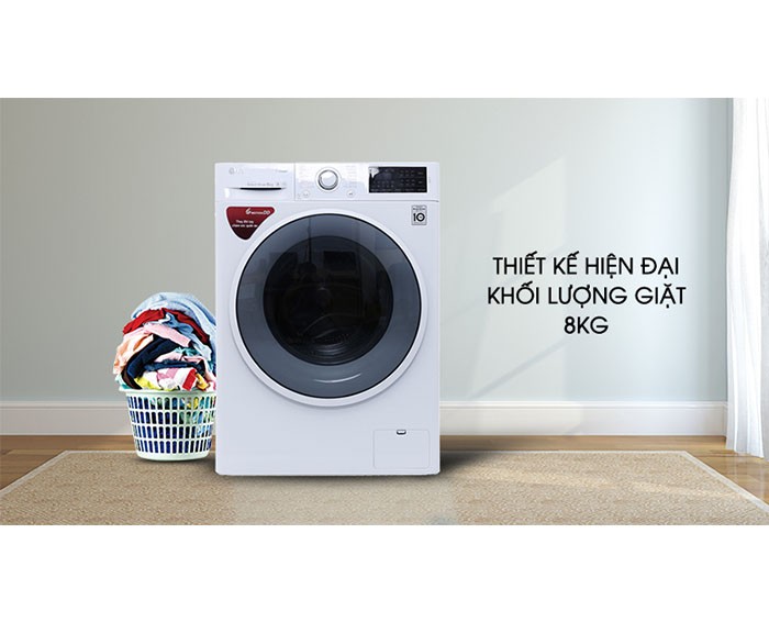 Image Máy giặt LG Inverter 8 kg FC1408S4W2 4