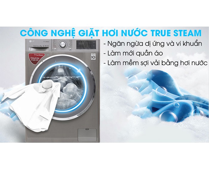 Image Máy giặt LG Inverter 9 kg FC1409S2E 2