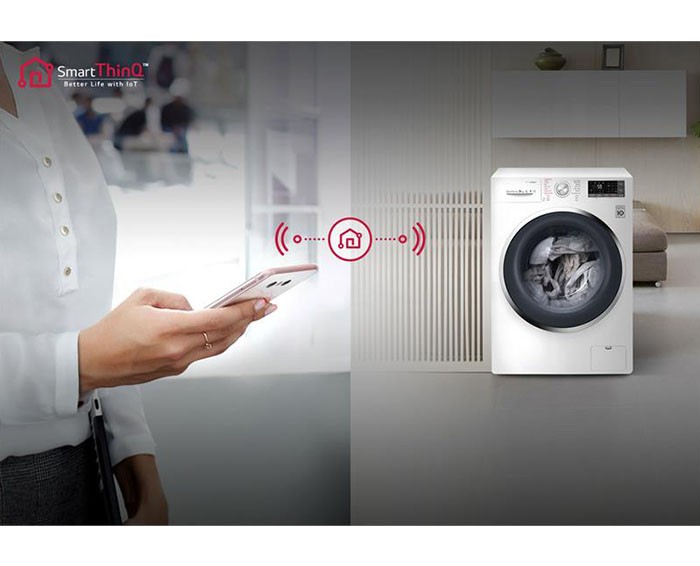 Image Máy giặt LG Inverter 9 kg FC1409S3W 2