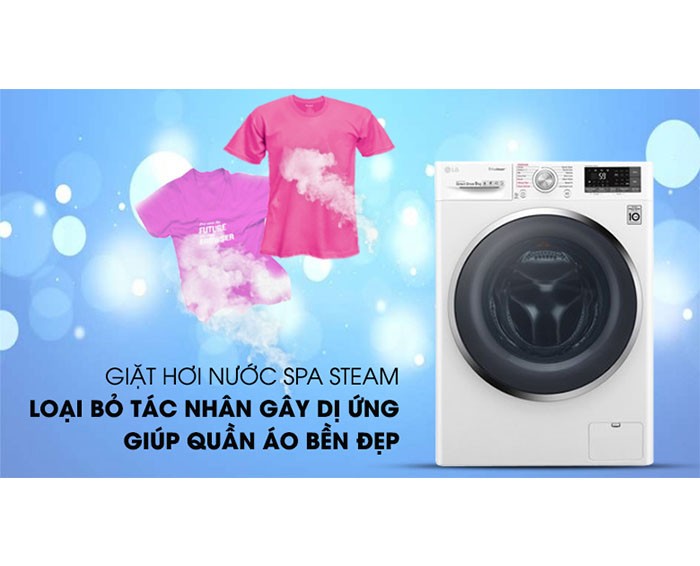 Image Máy giặt LG Inverter 9 kg FC1409S4W 2