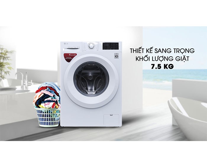 Image Máy giặt LG Inverter 7.5 kg FC1475N5W2 1