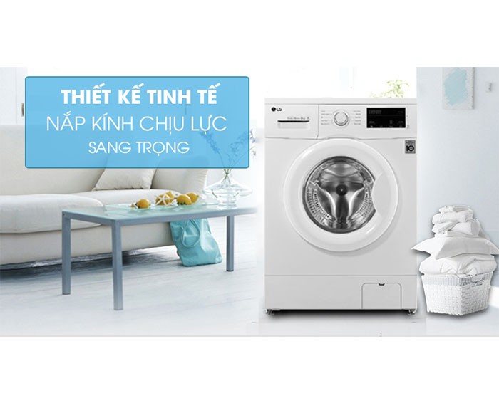 Image Máy giặt LG Inverter 8 kg FM1208N6W 3