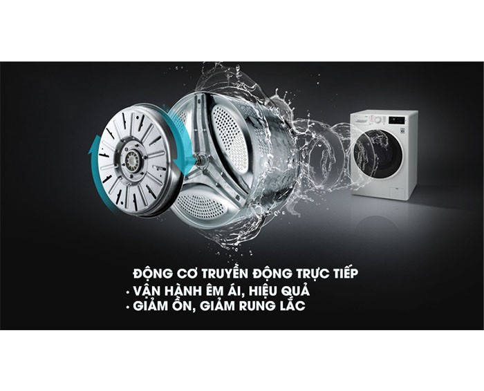 Image Máy giặt LG Inverter 9 kg FM1209N6W 1