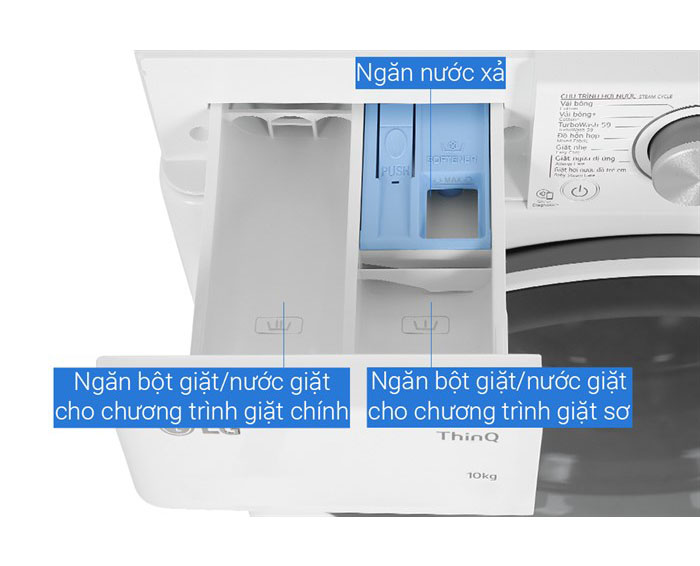 Image Máy giặt LG AI DD Inverter 10 kg FV1410S4W1 3