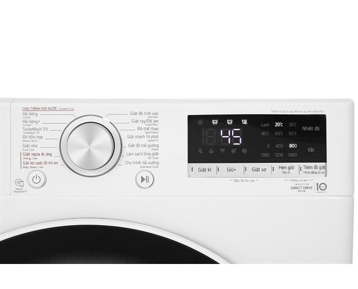 Image Máy giặt LG AI DD Inverter 10 kg FV1410S4W1 4