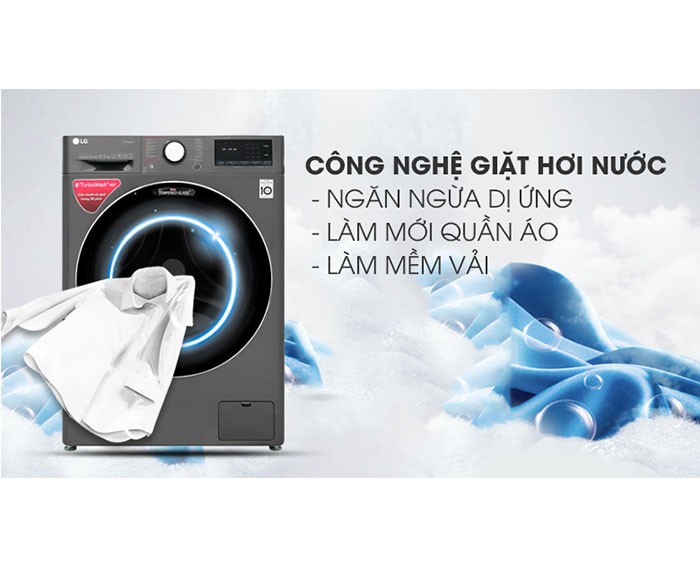 Image Máy giặt LG Inverter 10.5 kg FV1450S2B 2