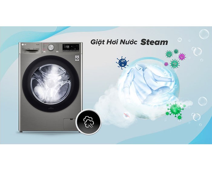 Image Máy giặt LG Inverter 10 kg FV1410S4P 1