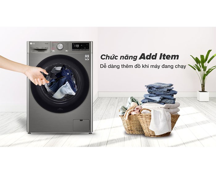 Image Máy giặt LG Inverter 10 kg FV1410S4P 3