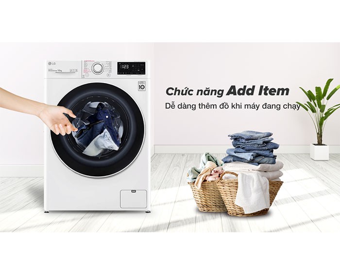Image Máy giặt LG Inverter 10 kg FV1410S5W 2