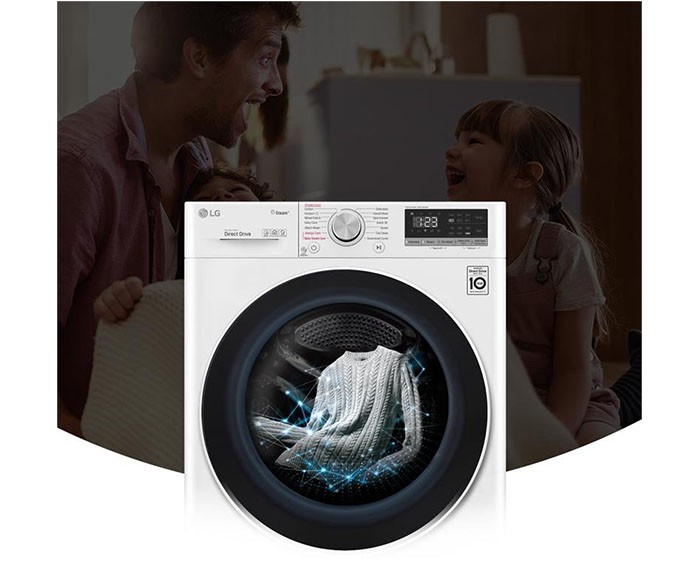 Image Máy giặt LG AI DD 9kg FV1409S3W 3