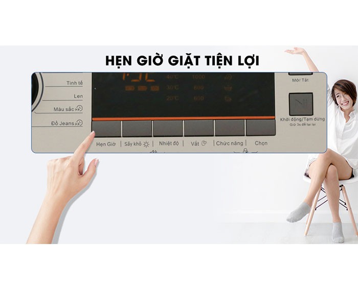 Image Máy giặt sấy Midea 9 kg MFC90-D1401 1