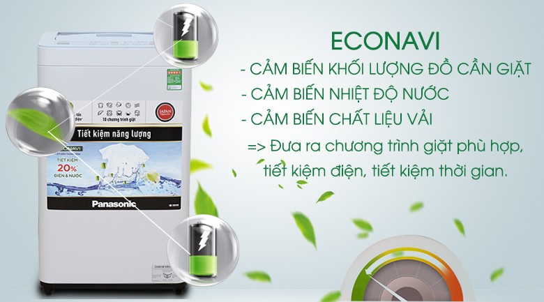 Image Máy giặt Panasonic 7.6 kg NA-F76VG9HRV 4