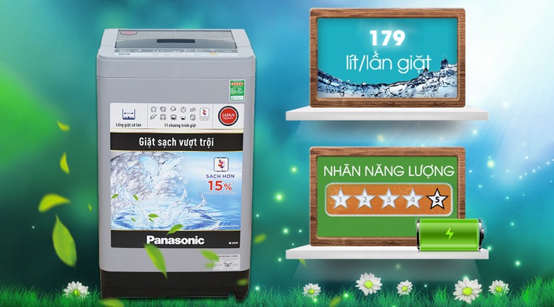 Image Máy giặt Panasonic 8 kg NA-F80VS9GRV 5