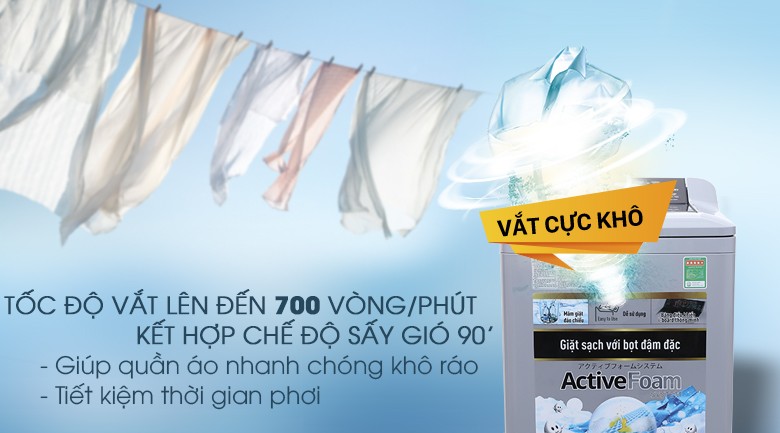 Image Máy giặt Panasonic 9 kg NA-F90A4GRV 4