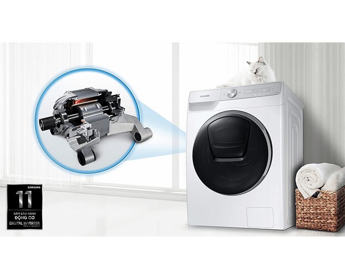 Image Máy giặt Samsung Inverter 9.5Kg+sấy 6Kg WD95T4046CE/SV 1