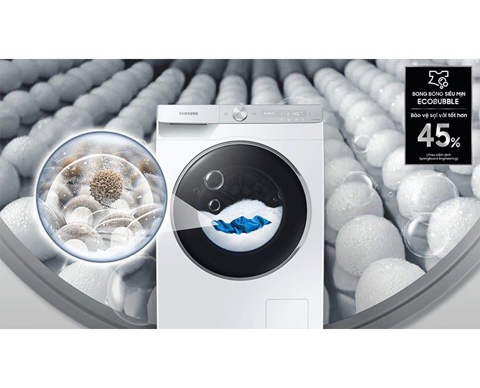 Image Máy giặt Samsung Inverter 9.5Kg+sấy 6Kg WD95T4046CE/SV 3