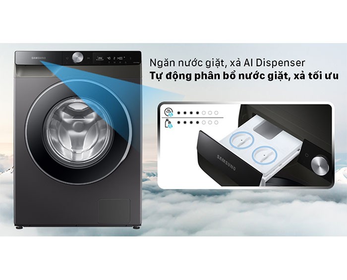 Image Máy giặt Samsung AI Inverter 10kg WW10T634DLX/SV 2
