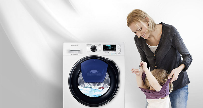 Image Máy giặt Samsung AddWash Inverter 7.5 kg WW75K52E0WW/SV 3