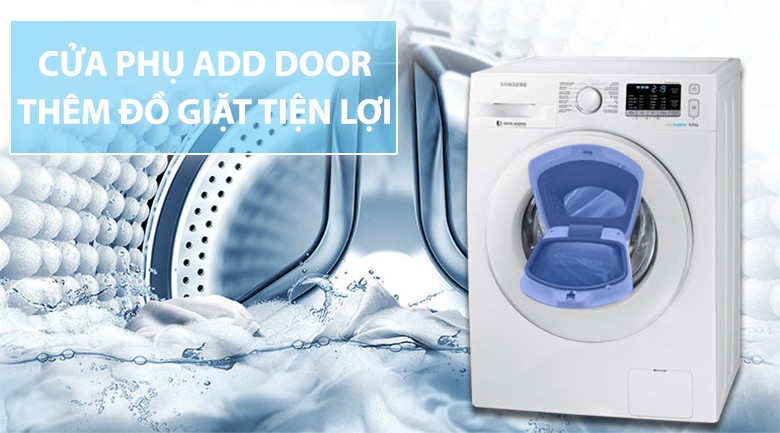 Image Máy giặt Samsung AddWash Inverter 8 kg WW80K52E0WW/SV 2