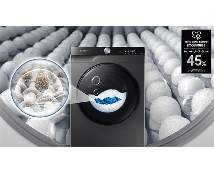 Image Máy giặt Samsung Addwash Inverter 9Kg WW90TP54DSB/SV 2