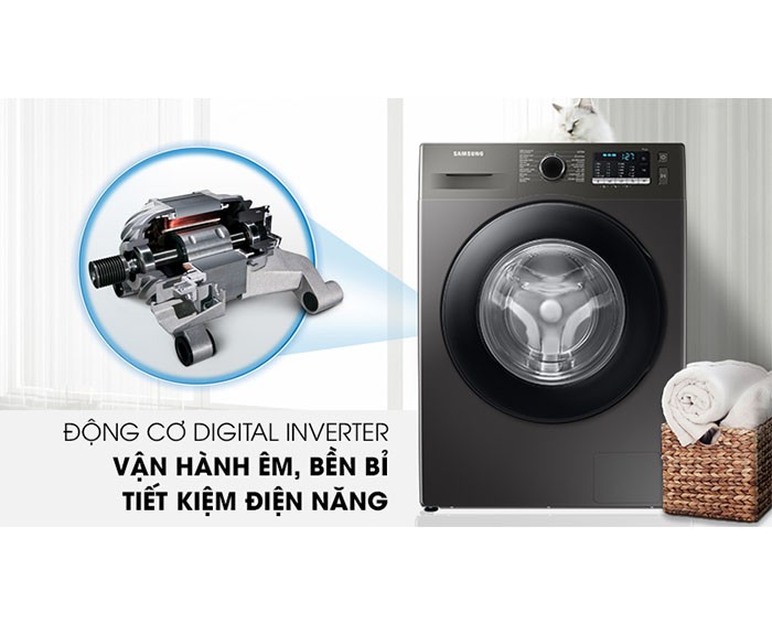 Image Máy giặt Samsung Inverter 9.5kg WW95TA046AX/SV 4