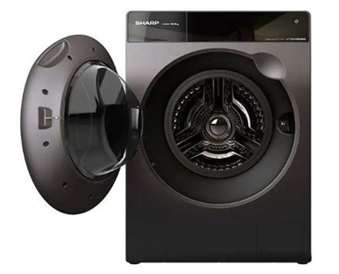 Image Máy giặt lồng ngang Sharp Inverter 8.5Kg ES-FK852SV-G 1