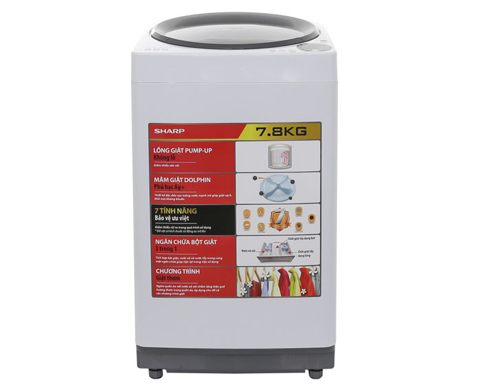 Image Máy giặt 7.2 Kg Sharp ES-U72GV-G