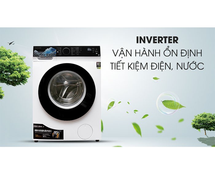 Image Máy giặt Toshiba Inverter 9.5 kg TW-BH105M4V 2
