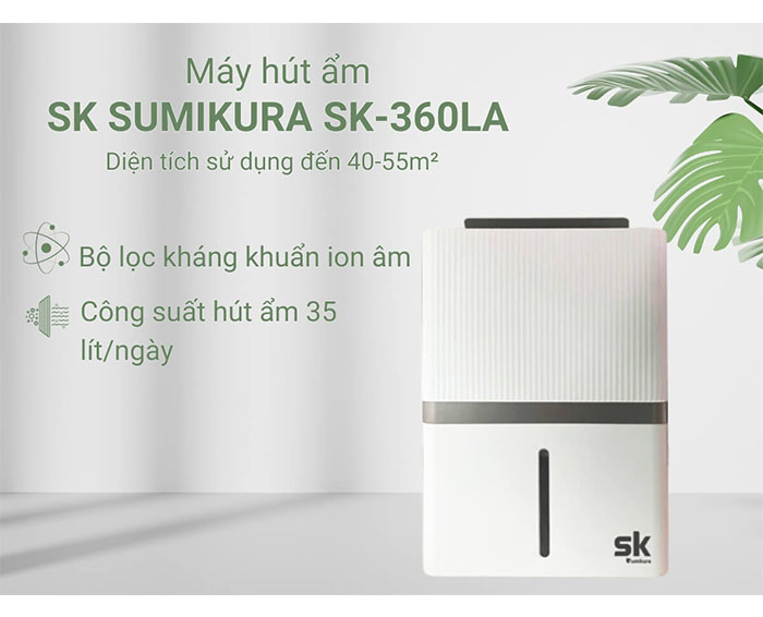 Image Máy Hút Ẩm SK Sumikura 45 Lít SK-460LA 5
