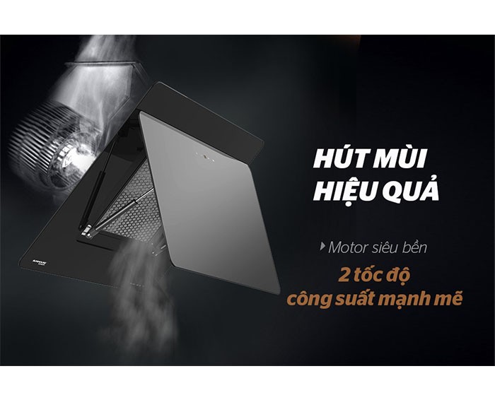 Image Máy hút mùi cao cấp kính vát Sunhouse Mama MMB6818-70 2