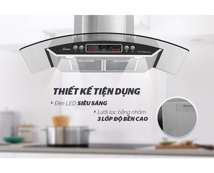 Image Máy hút mùi Apex APB6601-90C 3