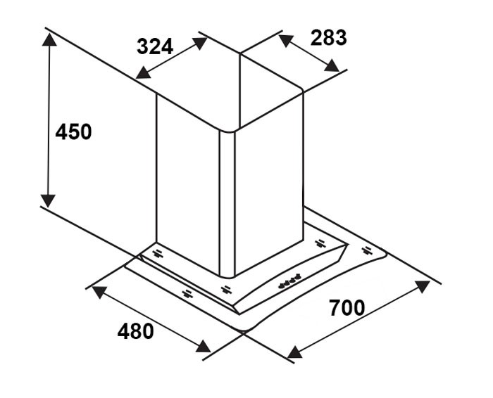 Image Hút mùi Sevila SV-325 1