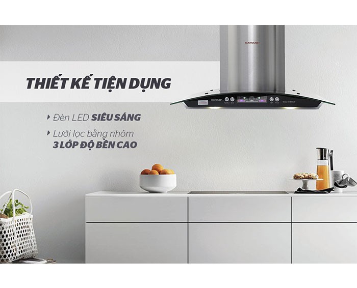 Image Máy hút mùi Sunhouse SHB6626 4