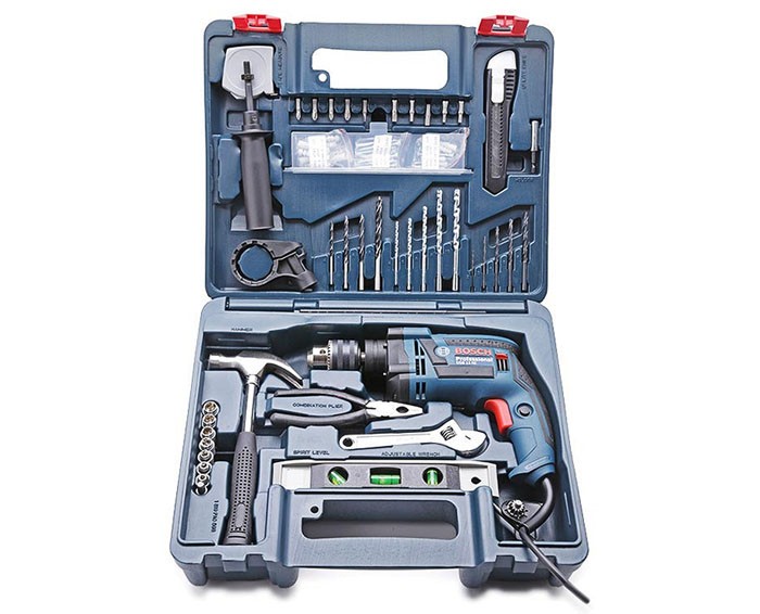 Image Bộ Máy Khoan Động Lực Bosch GSB 13RE SET + 100 phụ kiện 1