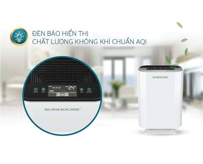 Image Máy lọc không khí Sunhouse SHD-20AP9718 3