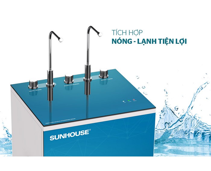Image Máy lọc nước R.O nóng lạnh 9 lõi SUNHOUSE SHA76211CK 1