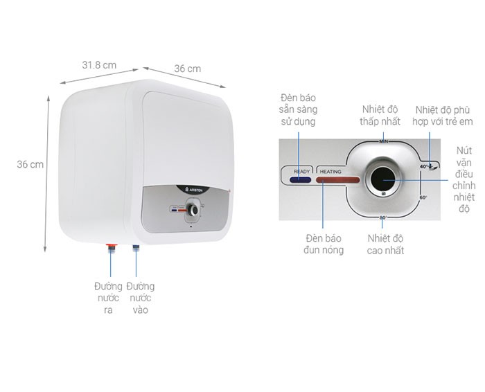 Image Bình nóng lạnh Ariston AN2 RS 15 lít 3