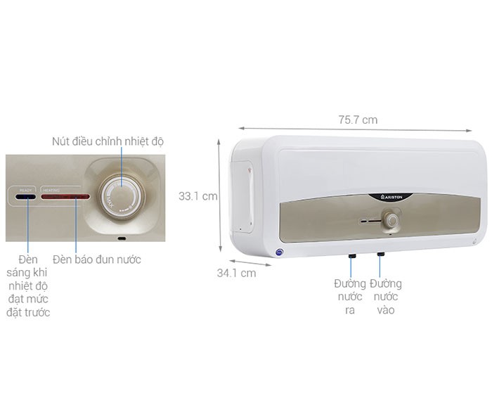 Image Bình nóng lạnh Ariston SL 30 ST 2.5 FE - MT 30 lít 2